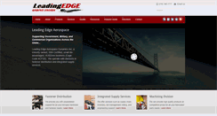 Desktop Screenshot of leadingedgeaerospace.com